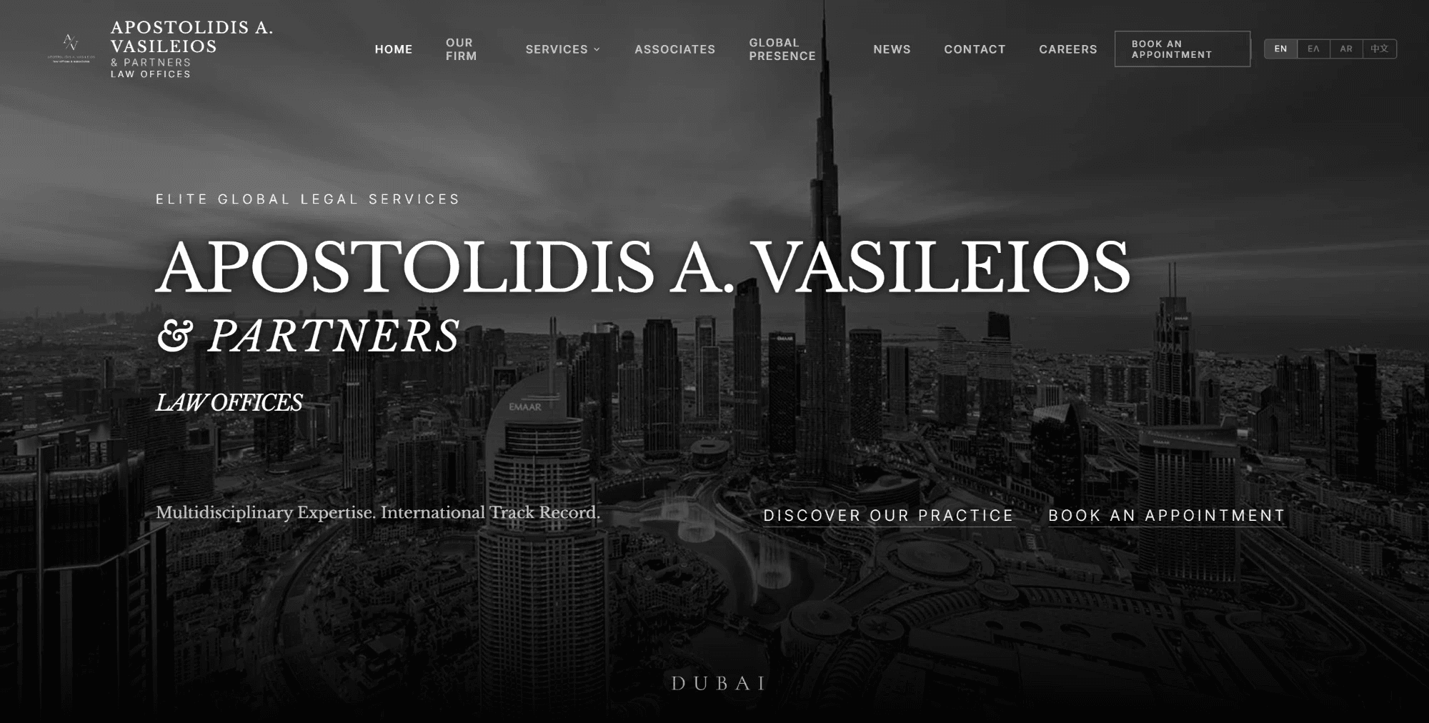Apostolidis Law — website preview